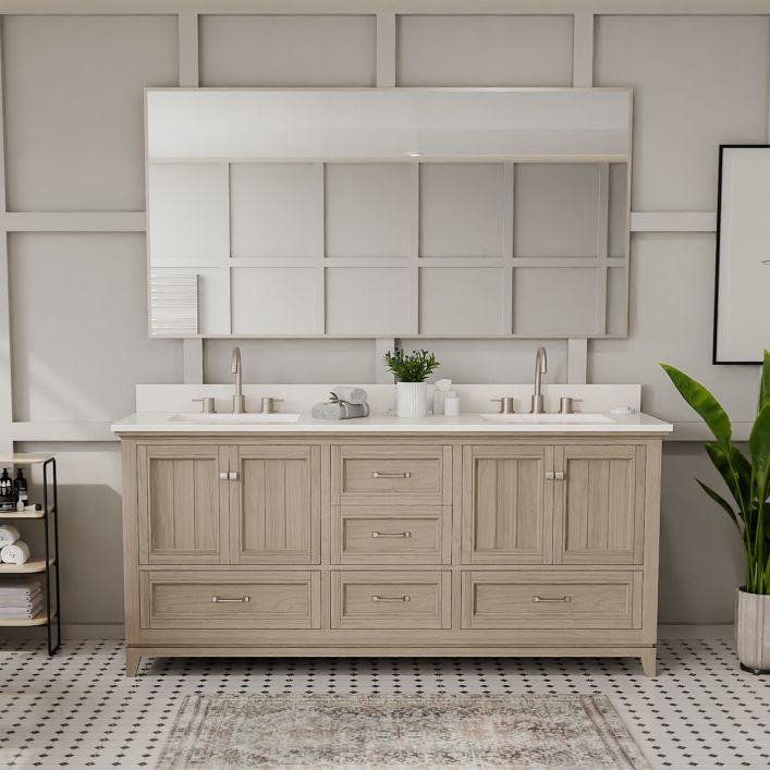 Zoey Acrylic Double Ended Freestanding Tub - No Faucet Drillings